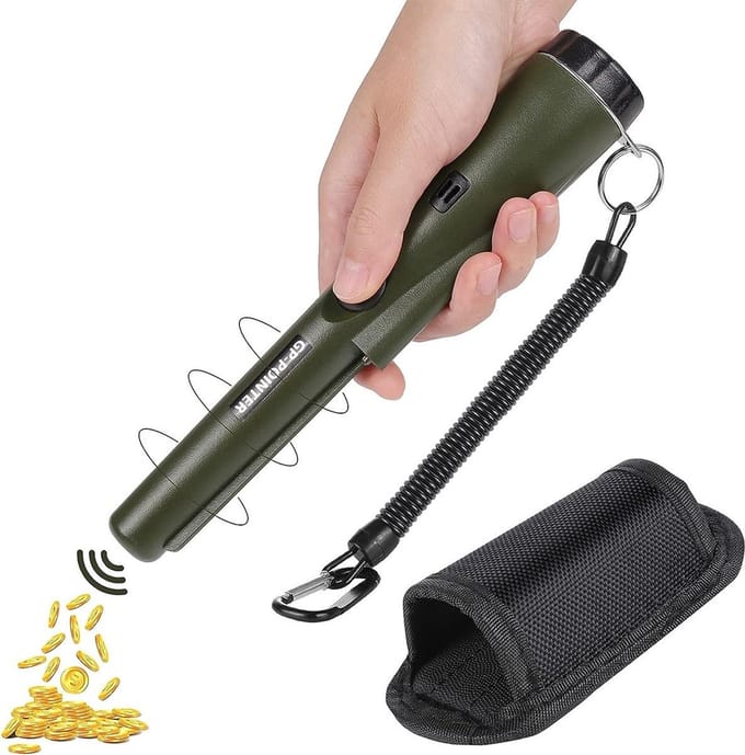 Waterdichte Metaaldetector Pinpointer met 360° Scan en LED Indicatie voor Schatzoeken