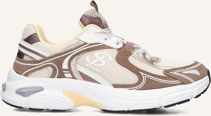 STEFANO LAURAN 14517 Sneakers - Suède - Dames - Beige - Maat 37