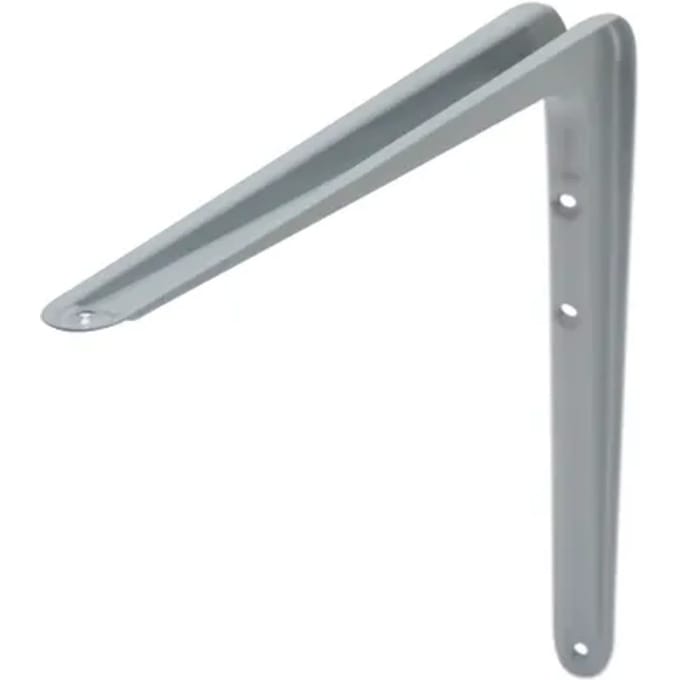 Duraline Plankdrager Model 1 Mat Zilver 30x25cm