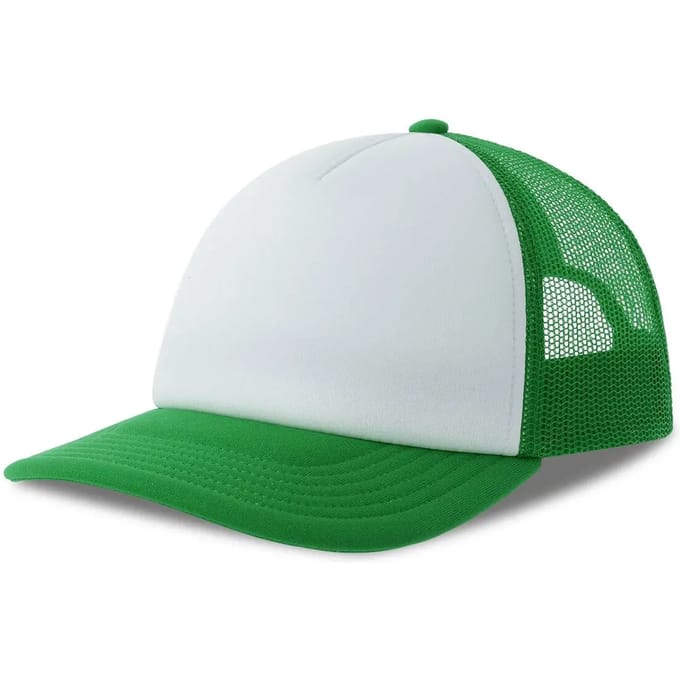 Atlantis Headwear Kid Rapper-S Cap AT534 - White/Green - One size