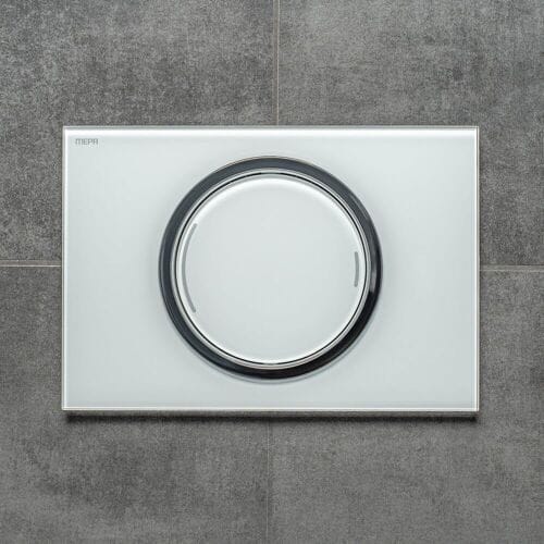 MEPAzero actuator plate with 2-flush technology 421.854