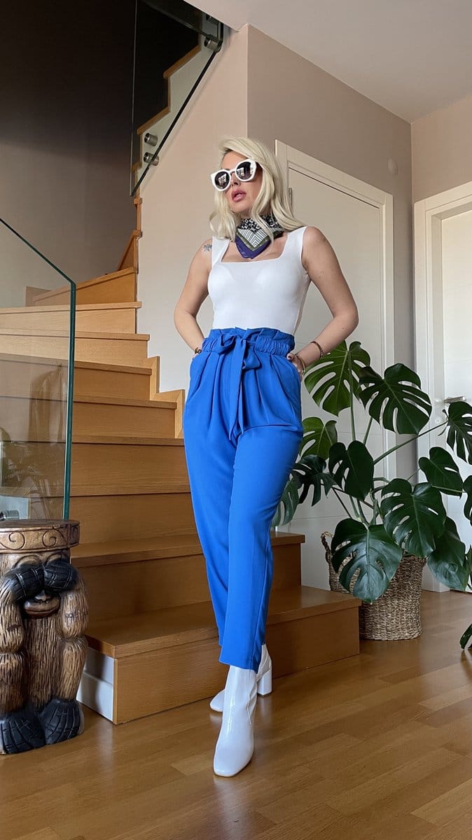 Cargobroek/Sax Blauw/Sirmaza