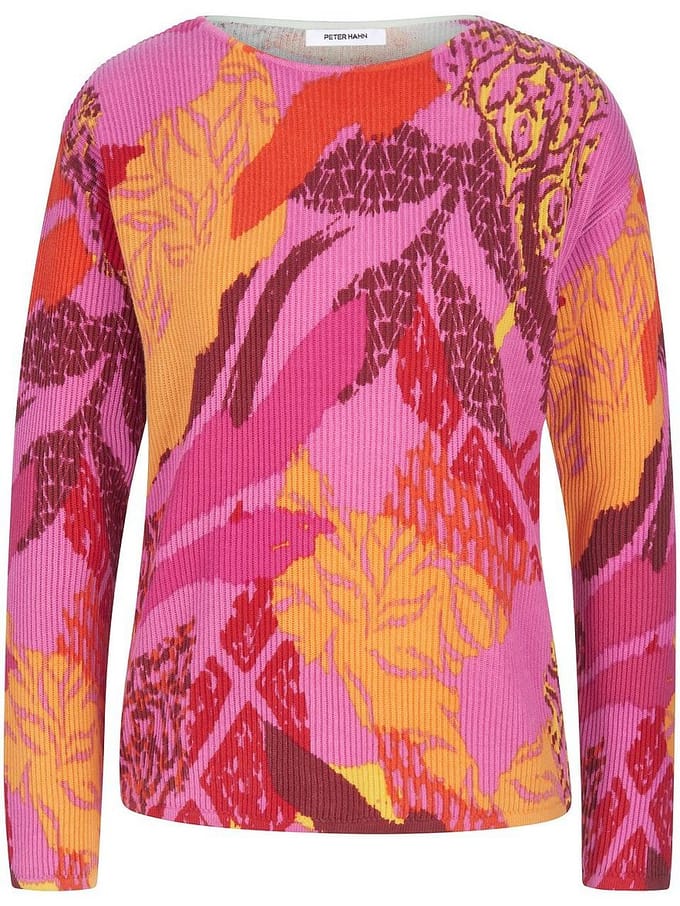 Trui ronde hals Van Peter Hahn pink