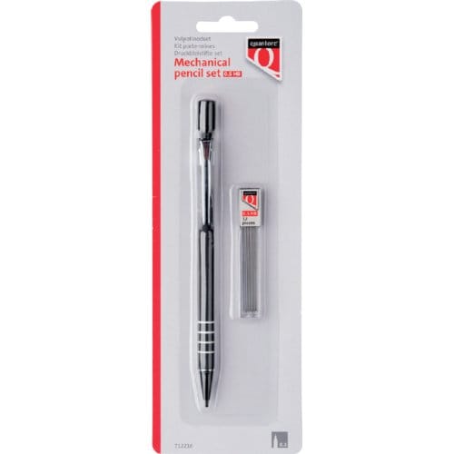 Vulpotlood Quantore 0.5mm + koker met 12 potloodstift