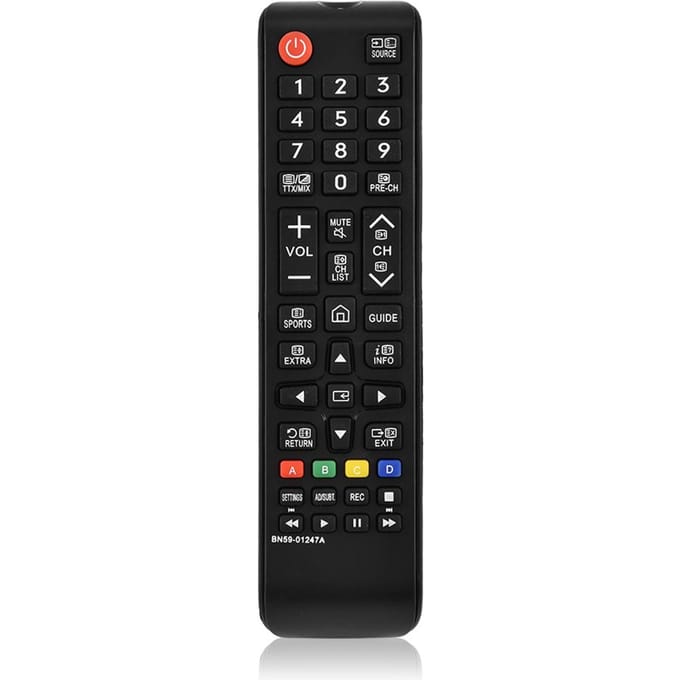 Vervangende afstandsbediening voor Samsung TV UE65KU6070 UE65KU6079 UE65KU6400 black