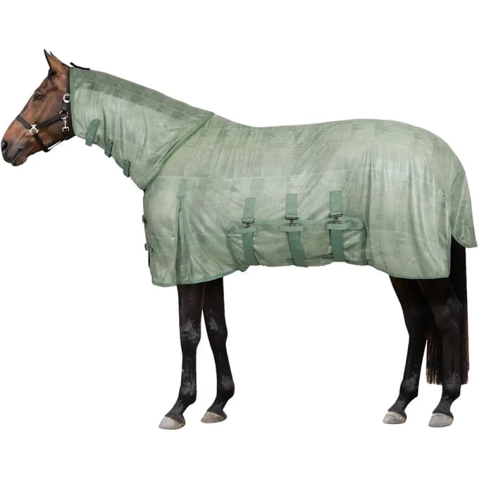 Paardenvliegendeken met buikflap Horze Defender 200g