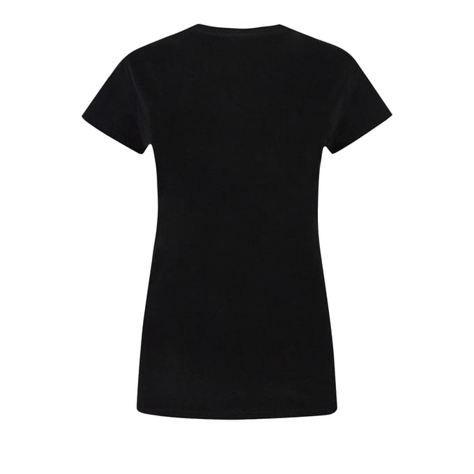 AC/DC Dames/Dames Diamante Logo T-shirt S zwart