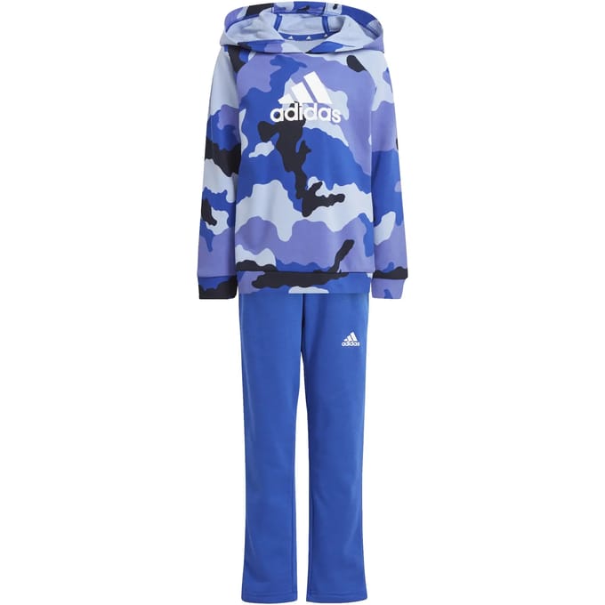 Sweater met capuchon en trainingsbroek voor kinderen adidas Essentials Allover Printed