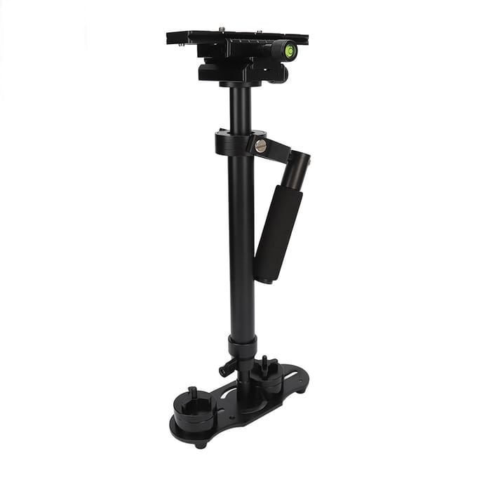 Camera Stabilisator Snelle Balancering 360 graden Rotatie Professioneel CNC Aluminium 3-assige Handheld black