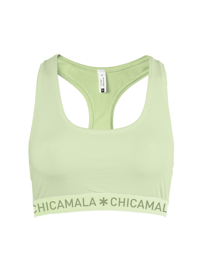 Chicamala Dames BH – 1 Pack – 95% Katoen – Ademend – Onderbroeken Dames – Racerback Top – Normale Lengte