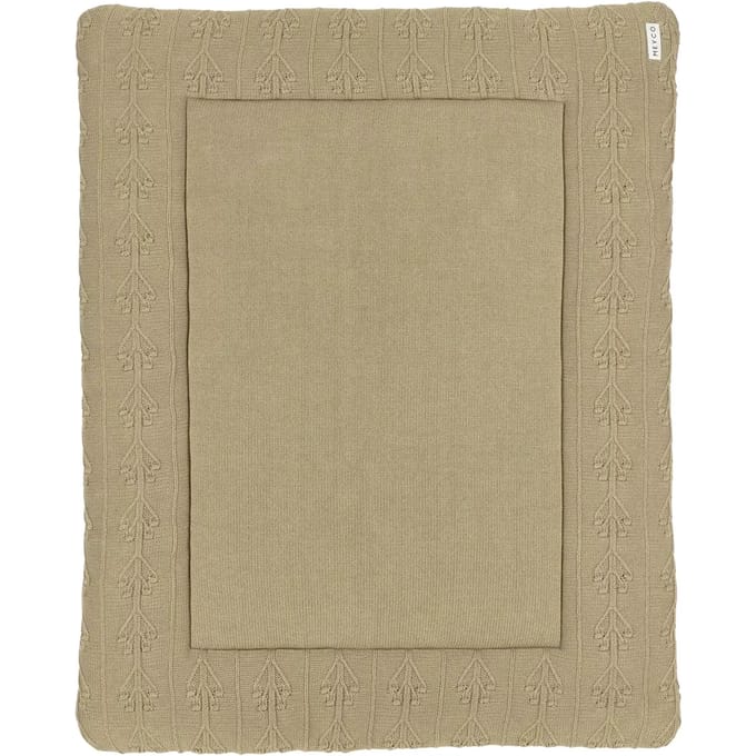 Meyco Baby Romantic Flower boxkleed - taupe - 77x97cm