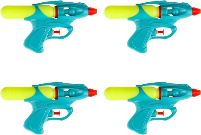 Waterpistool/waterpistolen gekleurd 19 cm