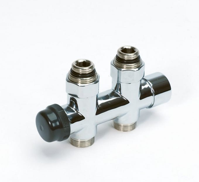 Begetube Optima H-stuk 3/4” Thermostatisch Regelventiel – Vloerverwarming & Radiator Aansluiting Kv Instelbaar