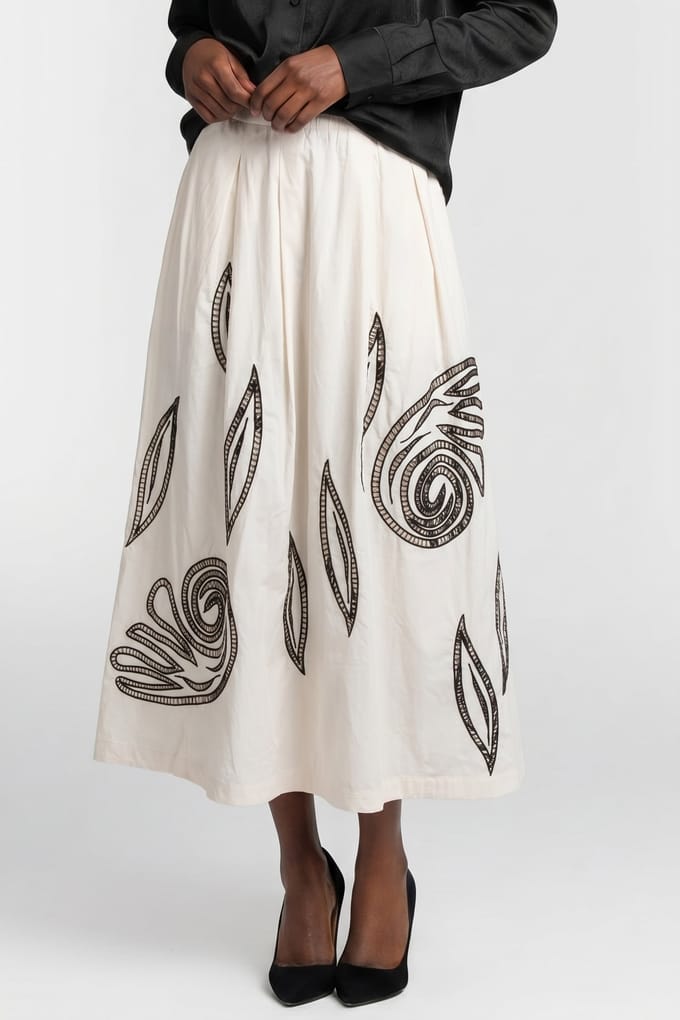 & Other Stories Win Embroidery White Taglia: 32 | Minigonne Outlet | Donna | Bianco