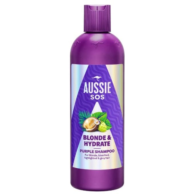 Shampoing violet AUSSIE SOS BLONDE & HYDRATER 300 ml