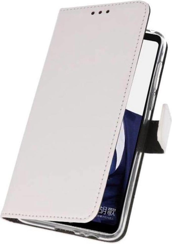 Booktype Telefoonhoesjes - Bookcase Hoesje - Wallet Case - Geschikt voor Huawei Note 10 - Wit