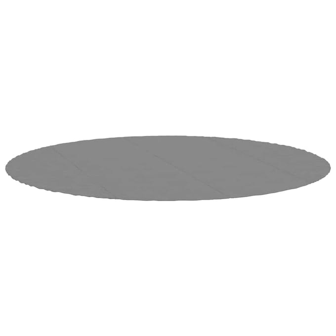 vidaXL - Vijvergrondzeil - Ø - 458 - cm - (1 - mm) - Niet-geweven - stof - Lichtgrijs