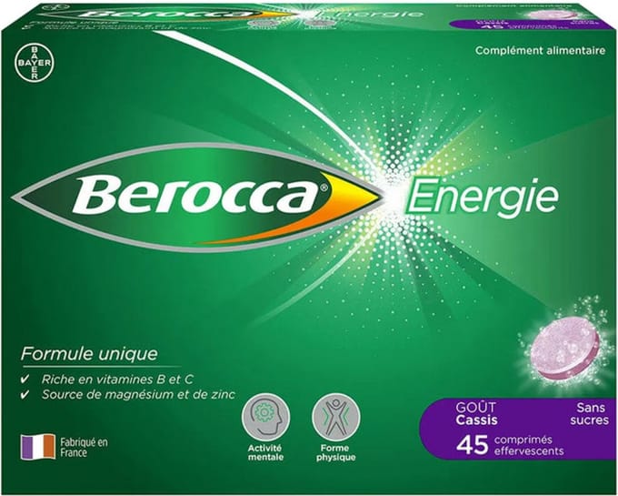 Berocca Energie Zwarte Bessensmaak 45 Bruistabletten
