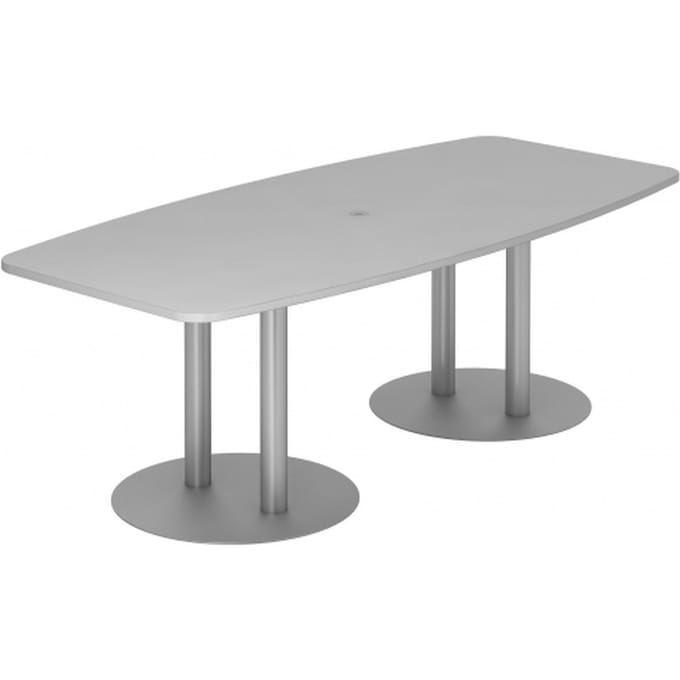 KARAT S 22 S - Karat Grijs met voetstuk / Zilver 220 x 103