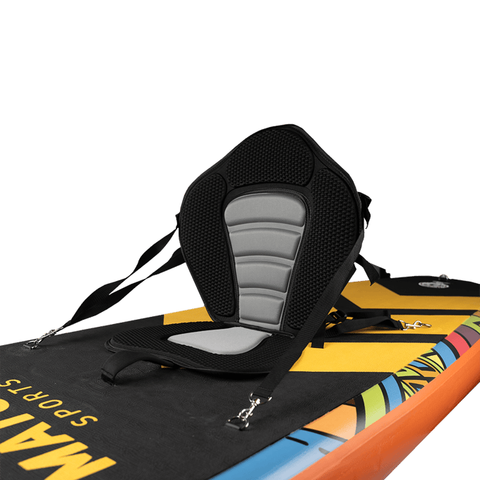 Matchu Sports SUP Board Stoeltje - Zwart/Grijs - Nylon