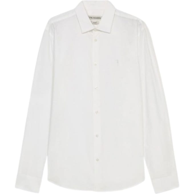 Trussardi slank fit-stretch popeline shirt