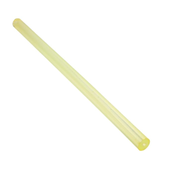 Hoge Kwaliteit Polyurethaan Ronde Holle PU Staaf Geel 25mm Buitendiameter 8mm Boring 500mm Lang