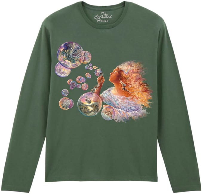 Bubble Flower The Coloured House Longsleeve T-shirt M