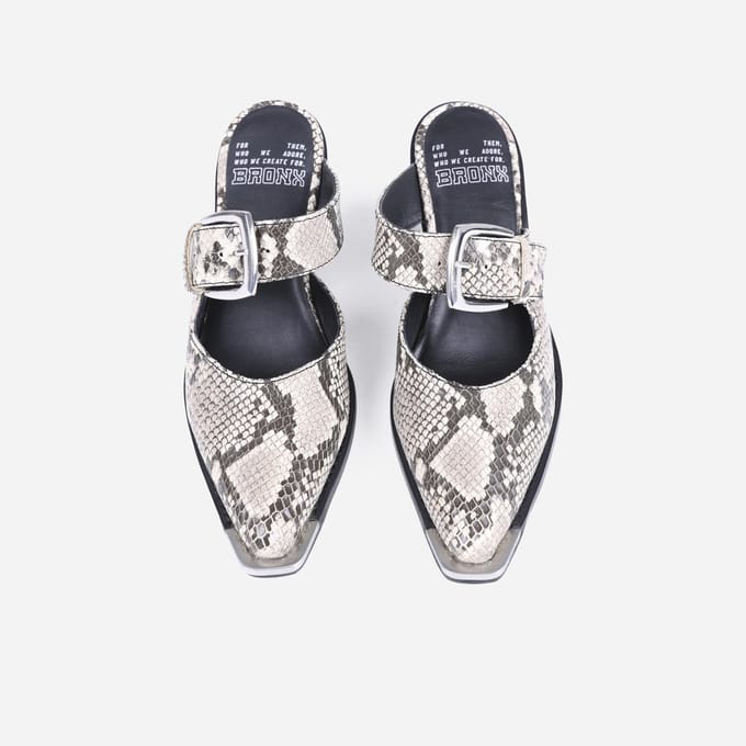 Bronx New-kole - maat 37 - Dames Muiltje - Beige