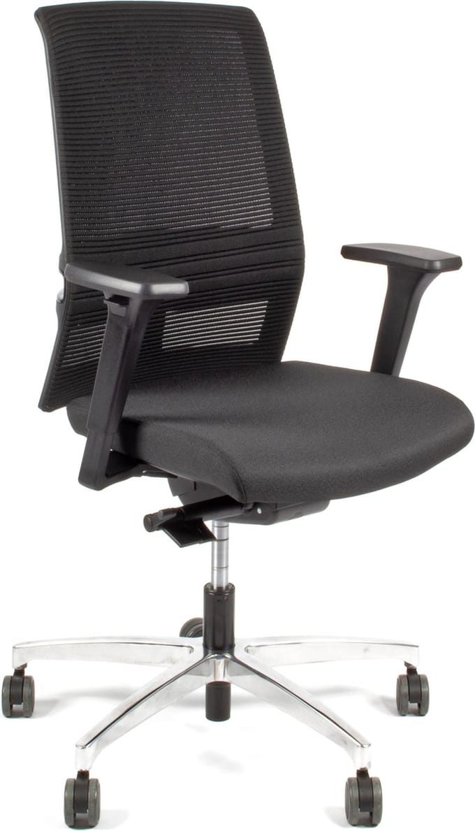 Linea Omnia 01 - Bureaustoel - Ergonomisch EN1335 - Multi verstelbaar- Zwart