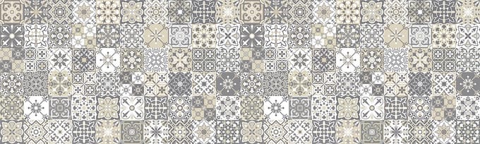 Zelfklevende spatwandsticker - MARIALLA TILES - 60x200cm