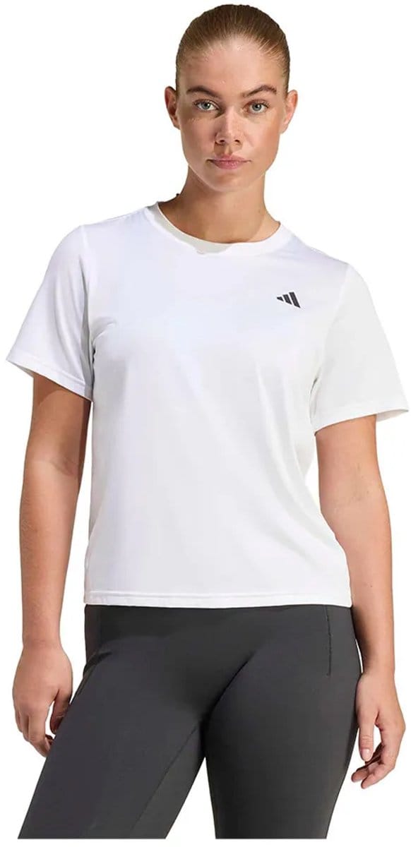 Adidas Workout Essentials Crew Neck T-shirt Met Korte Mouwen Wit S Vrouw
