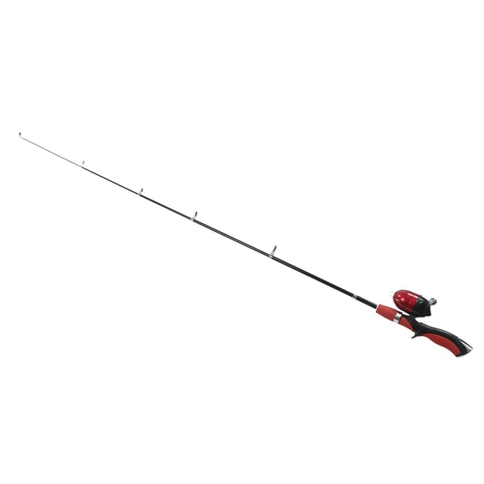 Kinderhengel Molen en Aas Harsstructuur met Opbergtas Kinderen Vissen Complete Kit voor Buiten Beginner Rood rood