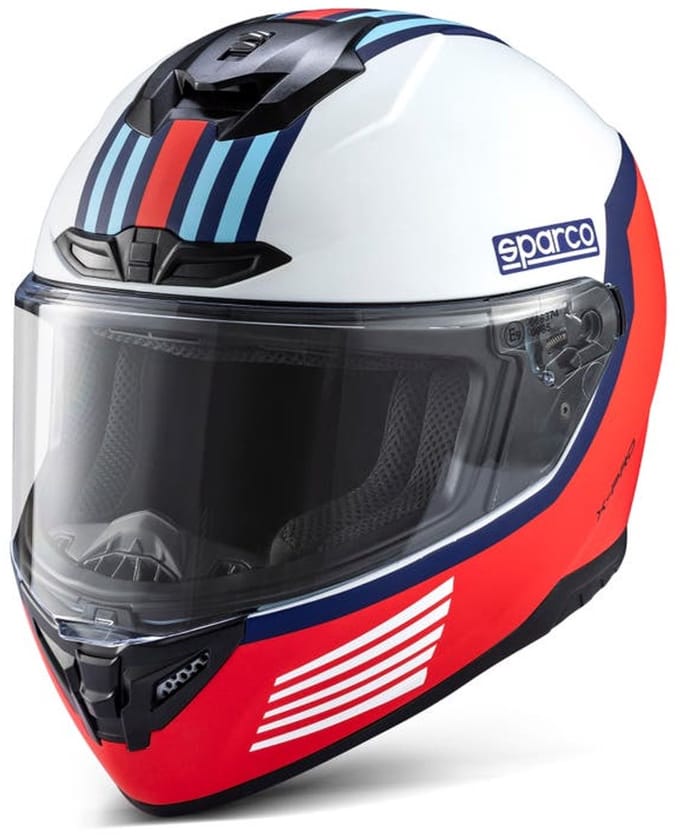 Sparco Martini Racing X Integraalhelm - Wit/Martini Racing