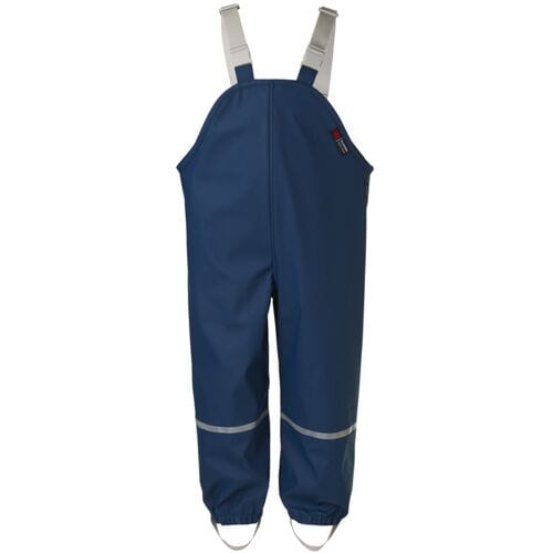 LUPILU Kinder regenbroek met bretels (Marineblauw, 122/128)