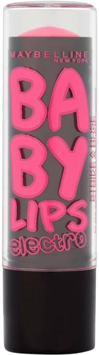 Maybelline Baby Lips Electro 95 Strike A Pink lipbalsem Roze Vrouwen