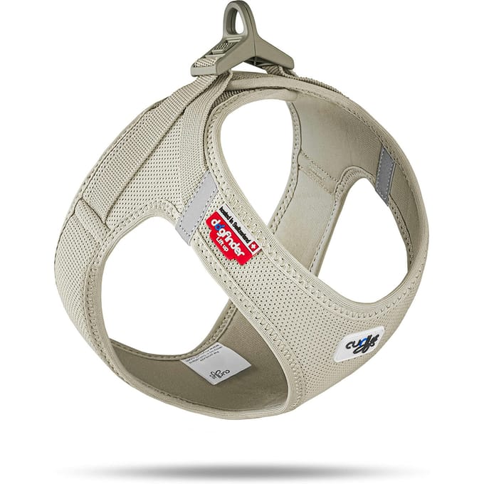 Curli Sluiting Air Mesh Hondentuigje Beige XS