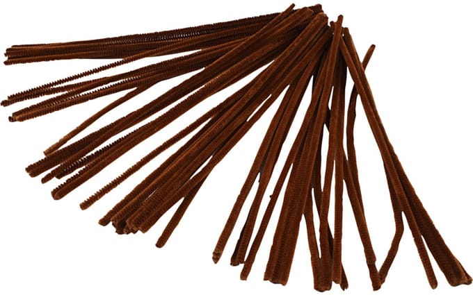 Creativ Company Chenille Brown 30cm 50pcs.
