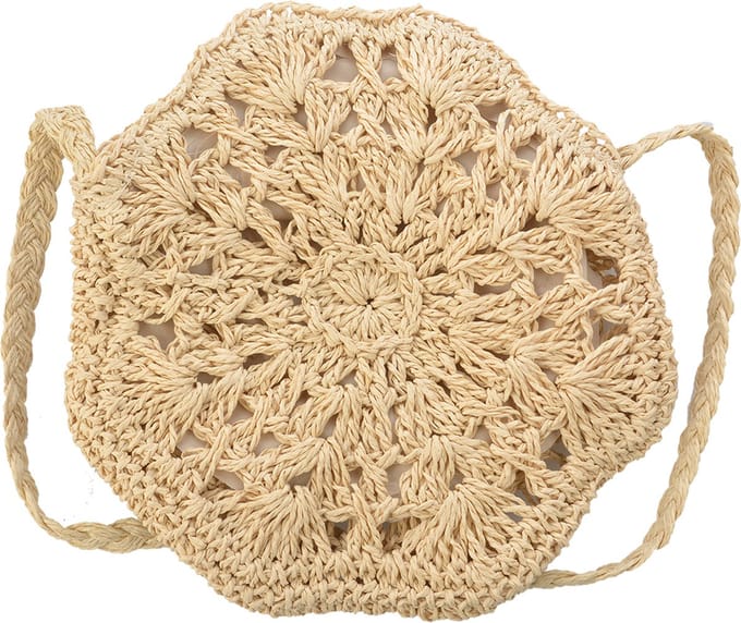 Juleeze Handtas Dames Ø 20 cm Beige Polyester