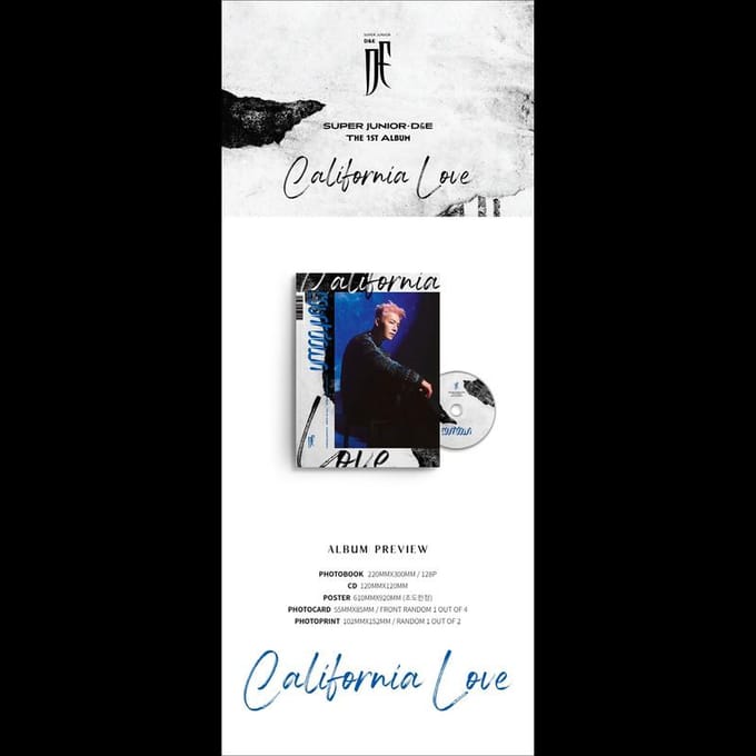Super Junior D&E [COUNTDOWN] 1e album(be ver./california love ver./countdown ver.) Countdown