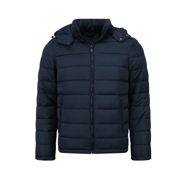 Jassen Heren - Heren Jack met Capuchon - Slim Fit - Tussenjas Heren - 8210 - Blauw