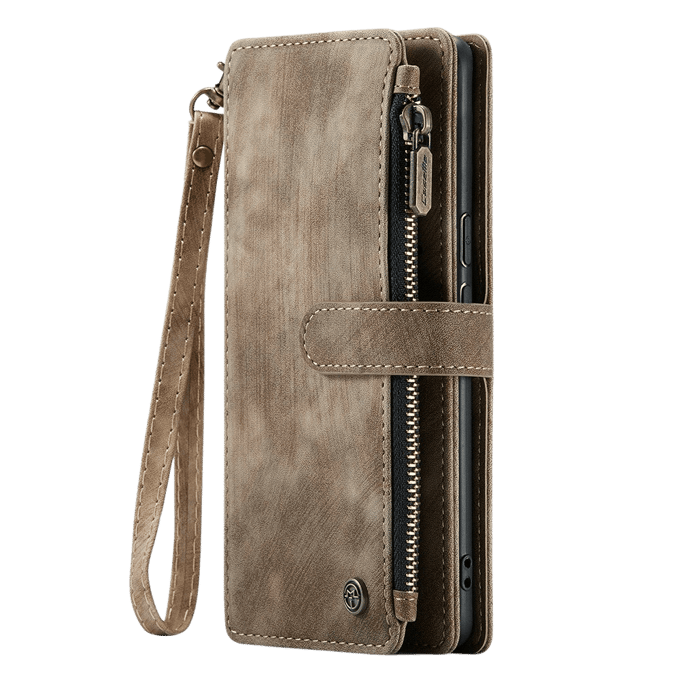 Caseme Google Pixel 8 Pro Zipper Wallet Bruin