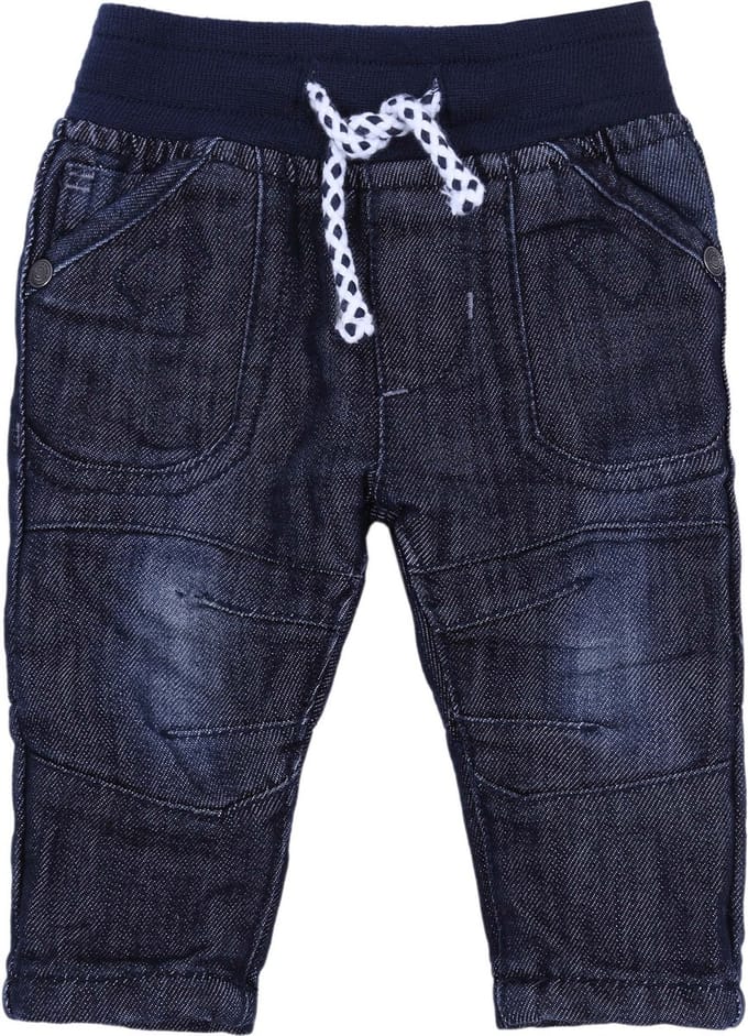 Denim broek met elastische band DENIM CO
