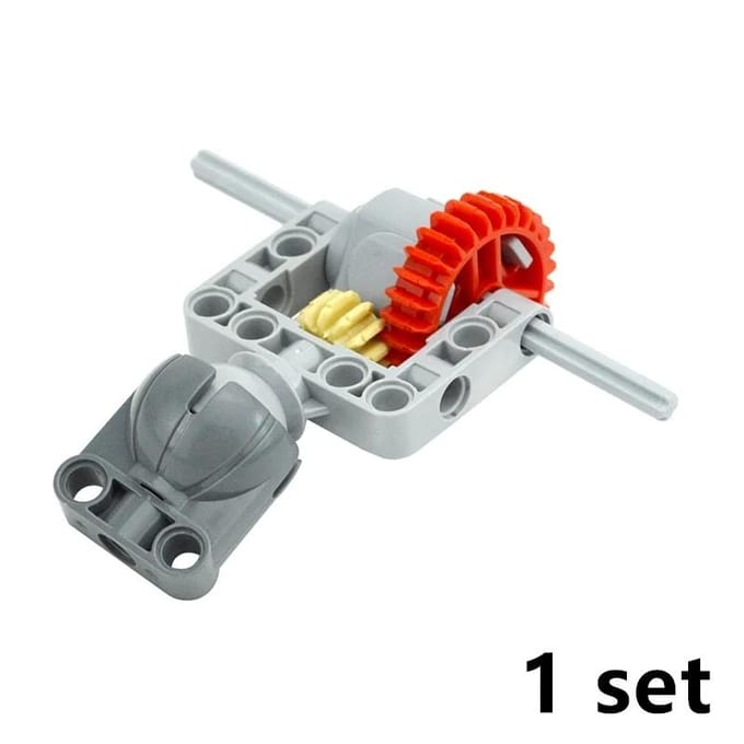 MIJN EIGEN CREATIE Tech Differentieel Bouwstenen Mechanisch Speelgoed High Tech Component Differentieel Tandwielen Montage Inclusief 6573 62821 65414