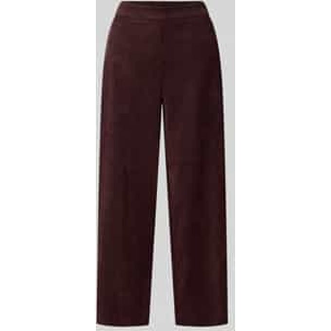 wide fit broek in cordlook model 'Cisilia'