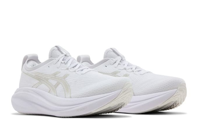 ASICS Gel-Nimbus 27 Wit Glacier Grijs (Vrouwen) 39 white