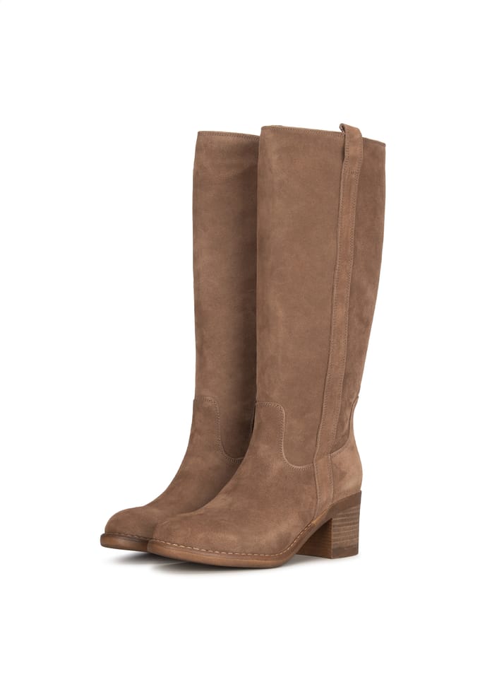 Poelman SAS Dames Laarzen - Taupe