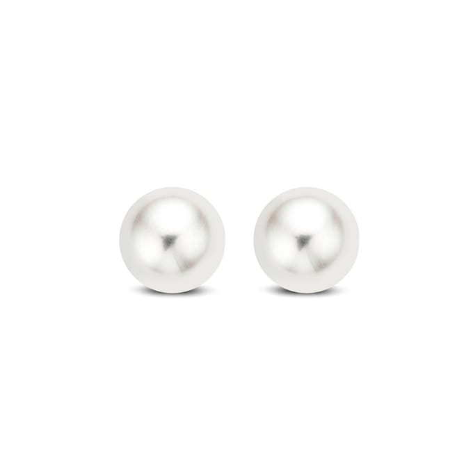 New Bling Goud 9NBG-0010 - Oorknop Bol - Parel - 4mm - Goud