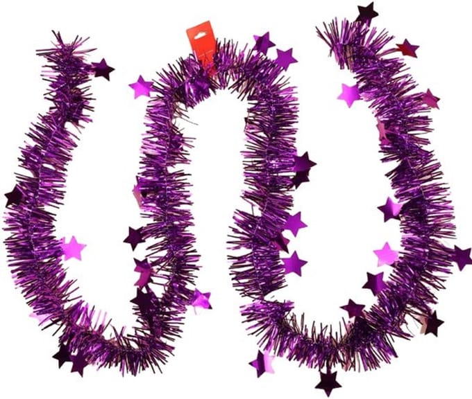Dailygoody - Glanzende Folie-Kerstslinger - Kerstdecoratie