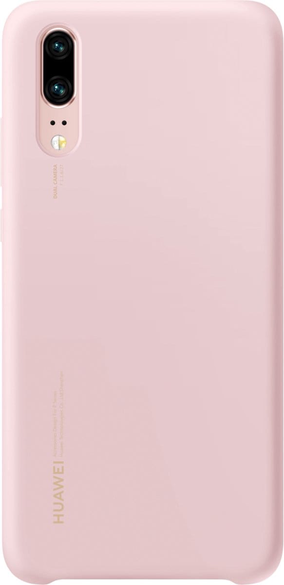 Huwei Silicon Case Hoesje voor Huawei P20 - Roze