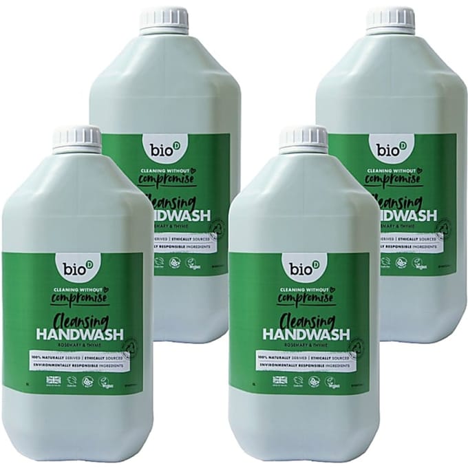 Bio-D Reinigende Handzeep Rozemarijn & Tijm 5L Refill Bundel